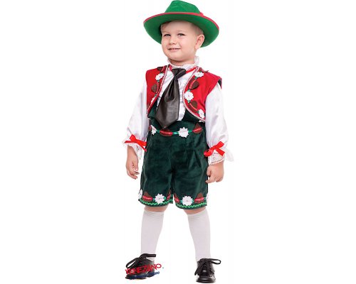Costume di carnevale TIROLESE NEONATO